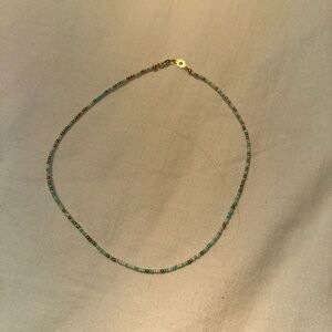 Enewton teal beaded necklace